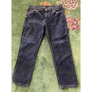 514 Levis Jeans Mens 38x30 Blue Straight Stretch Denim Dark Wash Straight Leg